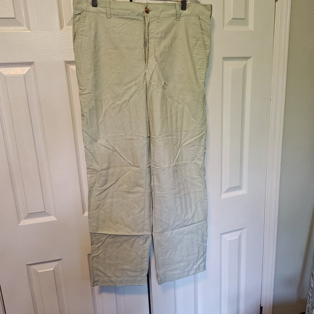 Izod summer cotton pants - light green